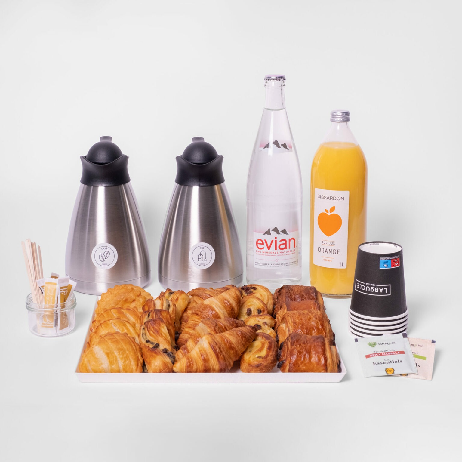 Petitdéjeuner MiniViennoiseries 6 à 8 personnes La Boucle Traiteur à Lyon et Villeurbanne