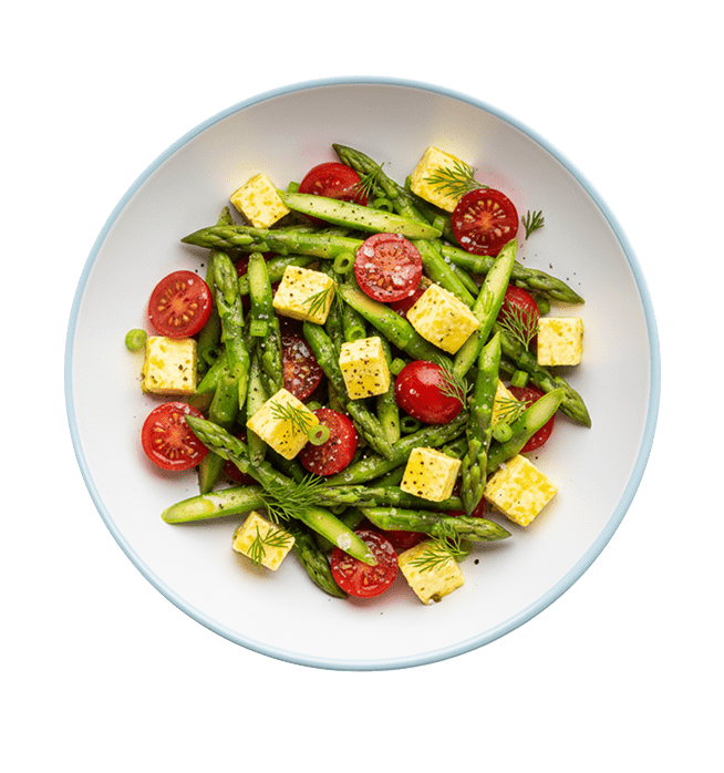 La-Boucle-Traiteur-Plateaux-repas-Lyon---assiette-Asperge