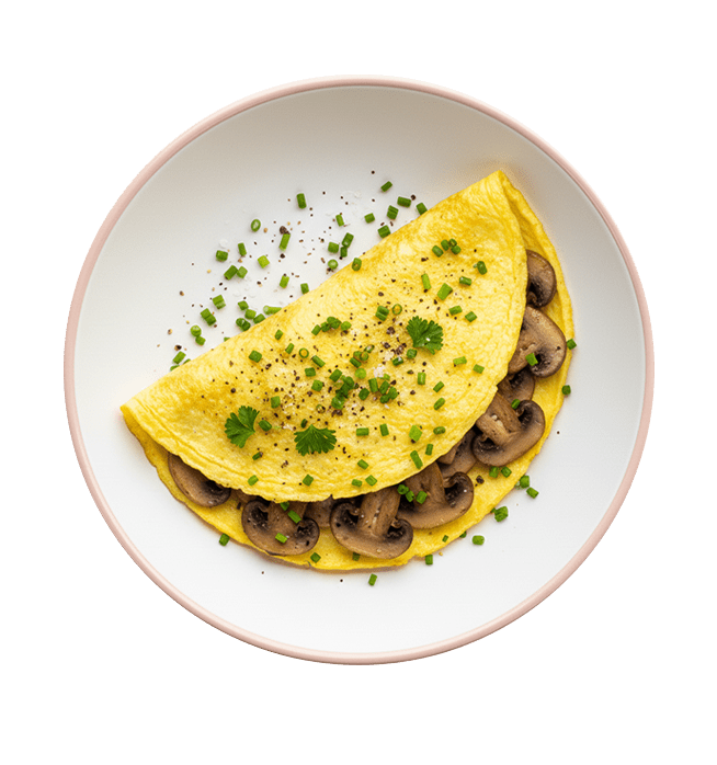 La-Boucle-Traiteur-Plateaux-repas-Lyon---assiette-Omelette-champignon