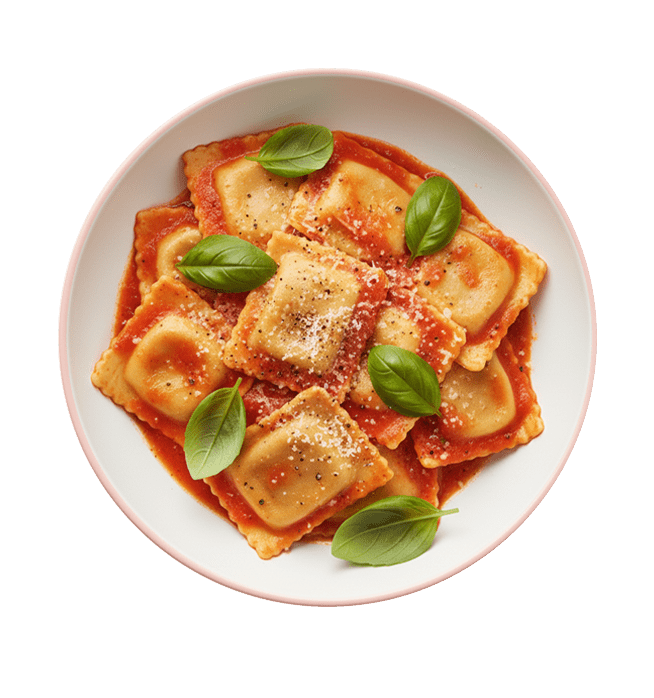 La-Boucle-Traiteur-Plateaux-repas-Lyon---assiette-Ravioli