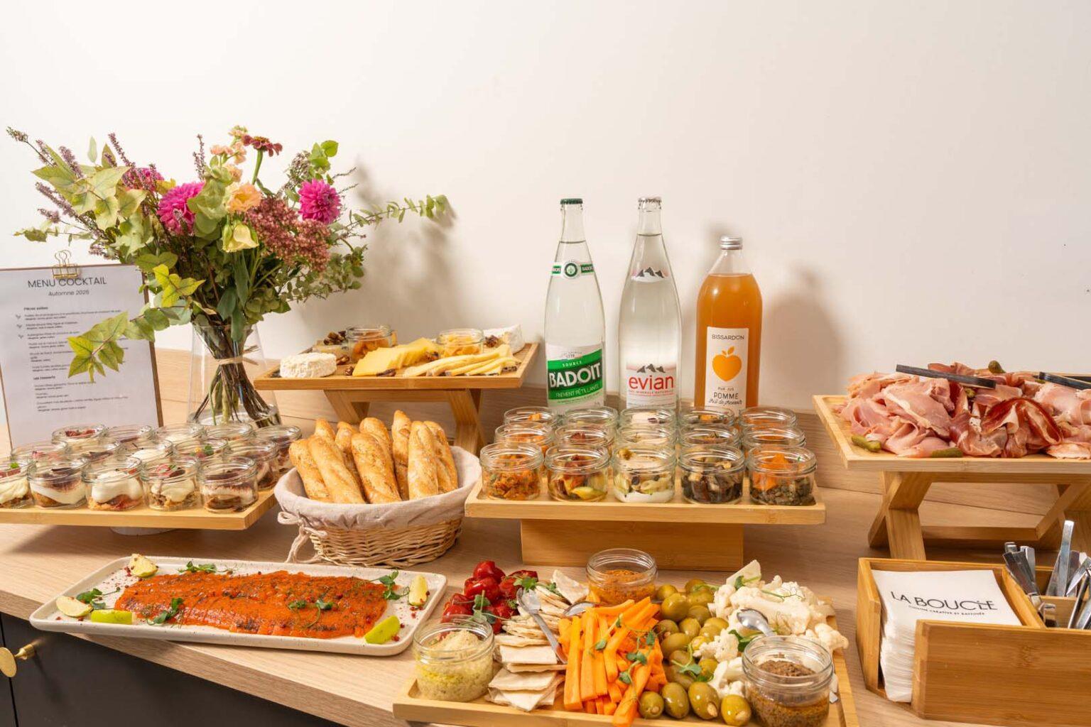 Buffet traiteur cocktail Lyon – Saveurs variées La Boucle