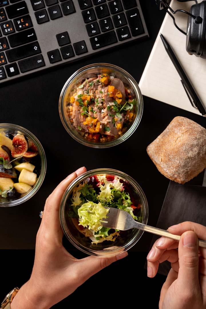 Plateau repas chaud Lyon – Livraison bureau Lyon